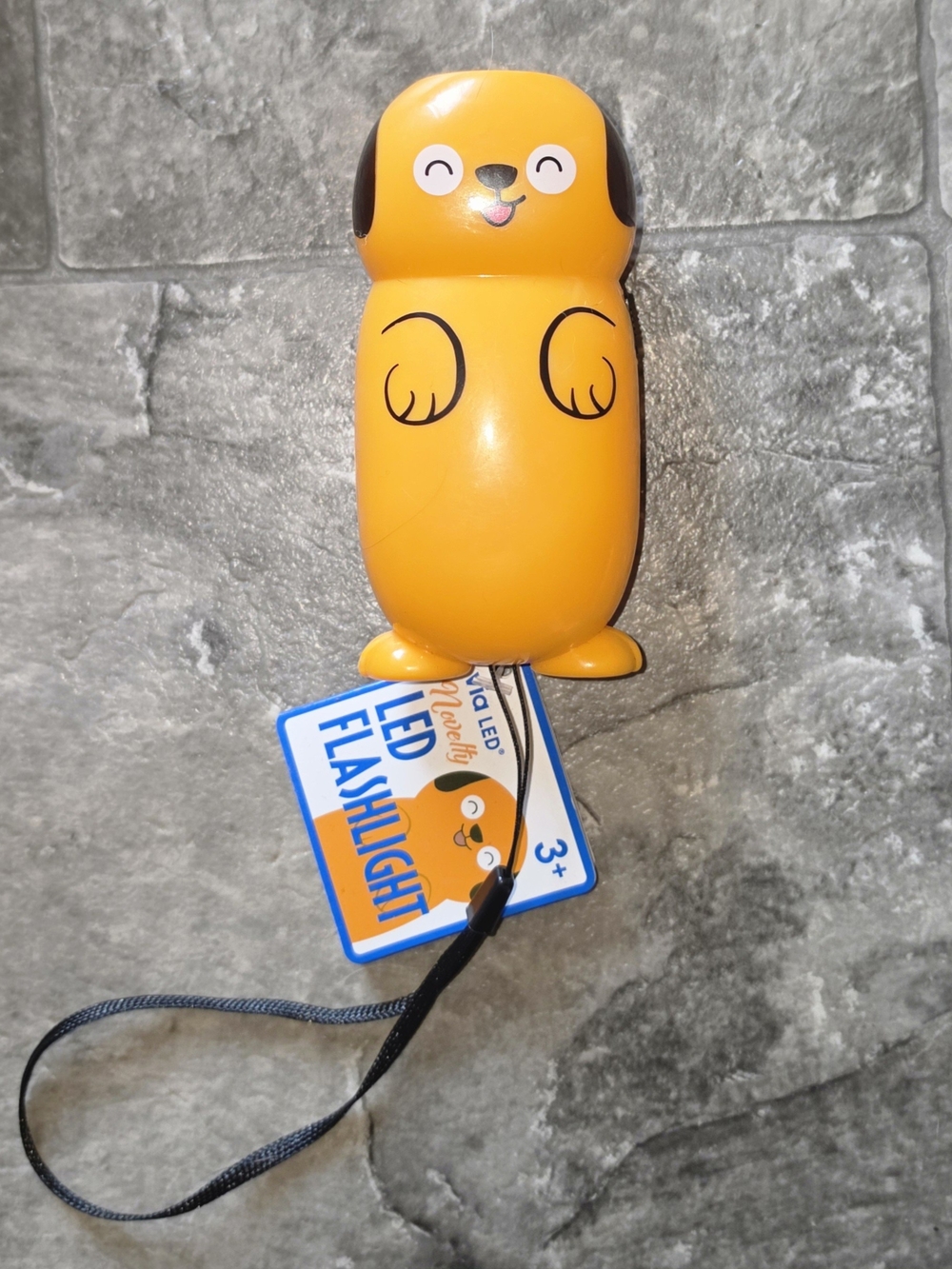 Kid's Cute Dog LED Flashlight With Lanyard NWT